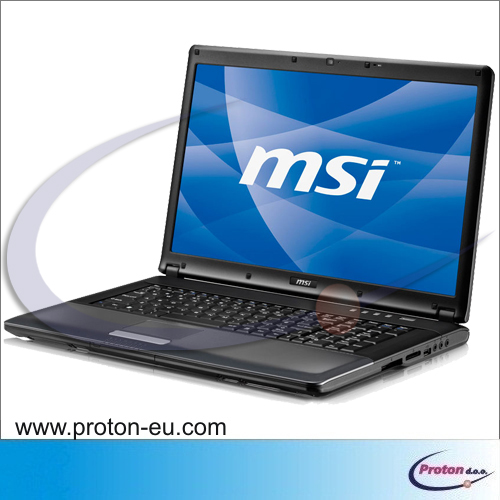 Prenosnik MSI CR700-202XEU 44 cm T3100/3G/320G/W/ - Proton d.o.o. - računalnik - laptop - notesnik - prenosni računalnik