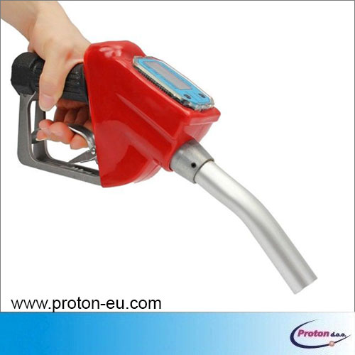 Pipa za točenje goriv 60 L/min z digitalnim tevcem pretoka goriva 10 - Proton d.o.o.